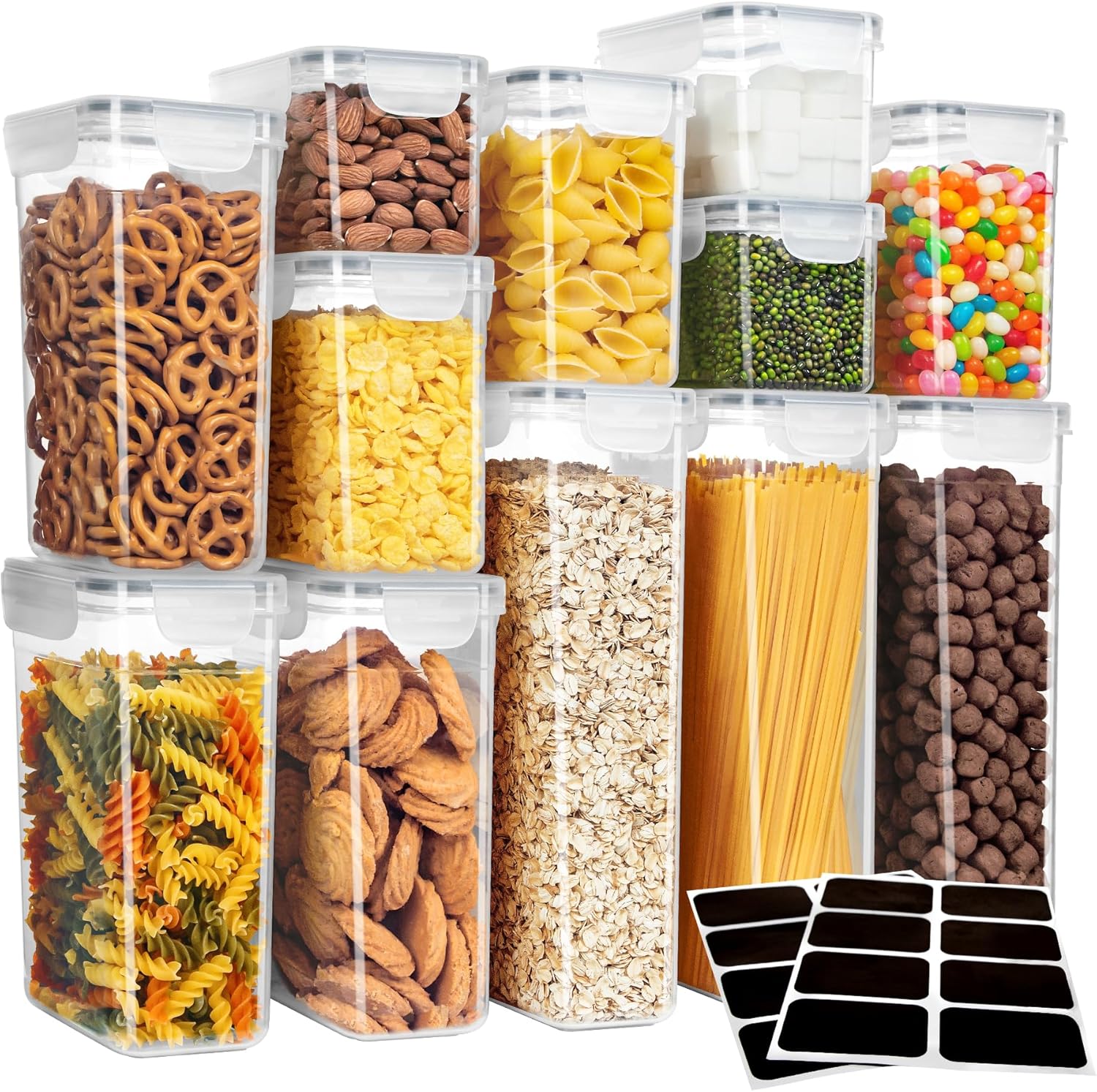 12 Pack Airtight Food Storage  - Food Storage Pantry recensie en prijs