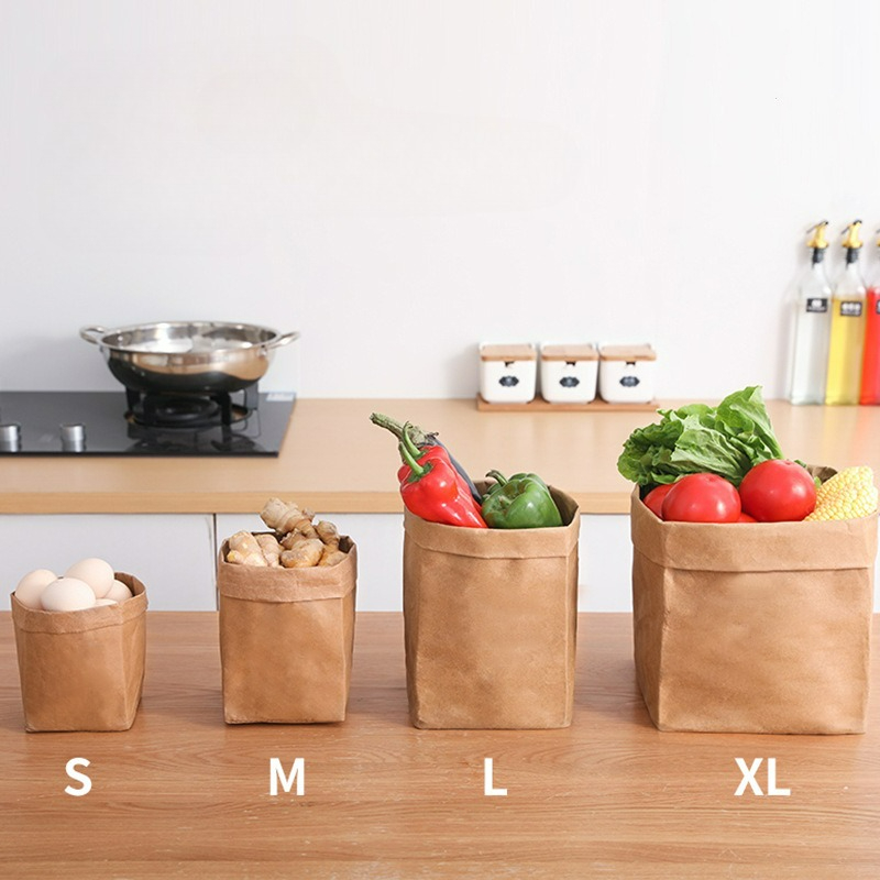 Kraft Paper Bag Washable Paper - Food Storage Reusable Bags recensie en prijs