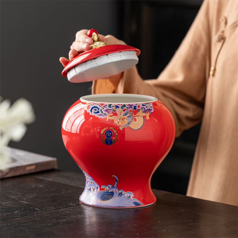 Ceramic Tea Pot Tea Caddy Porc - Food Storage Tank recensie en prijs