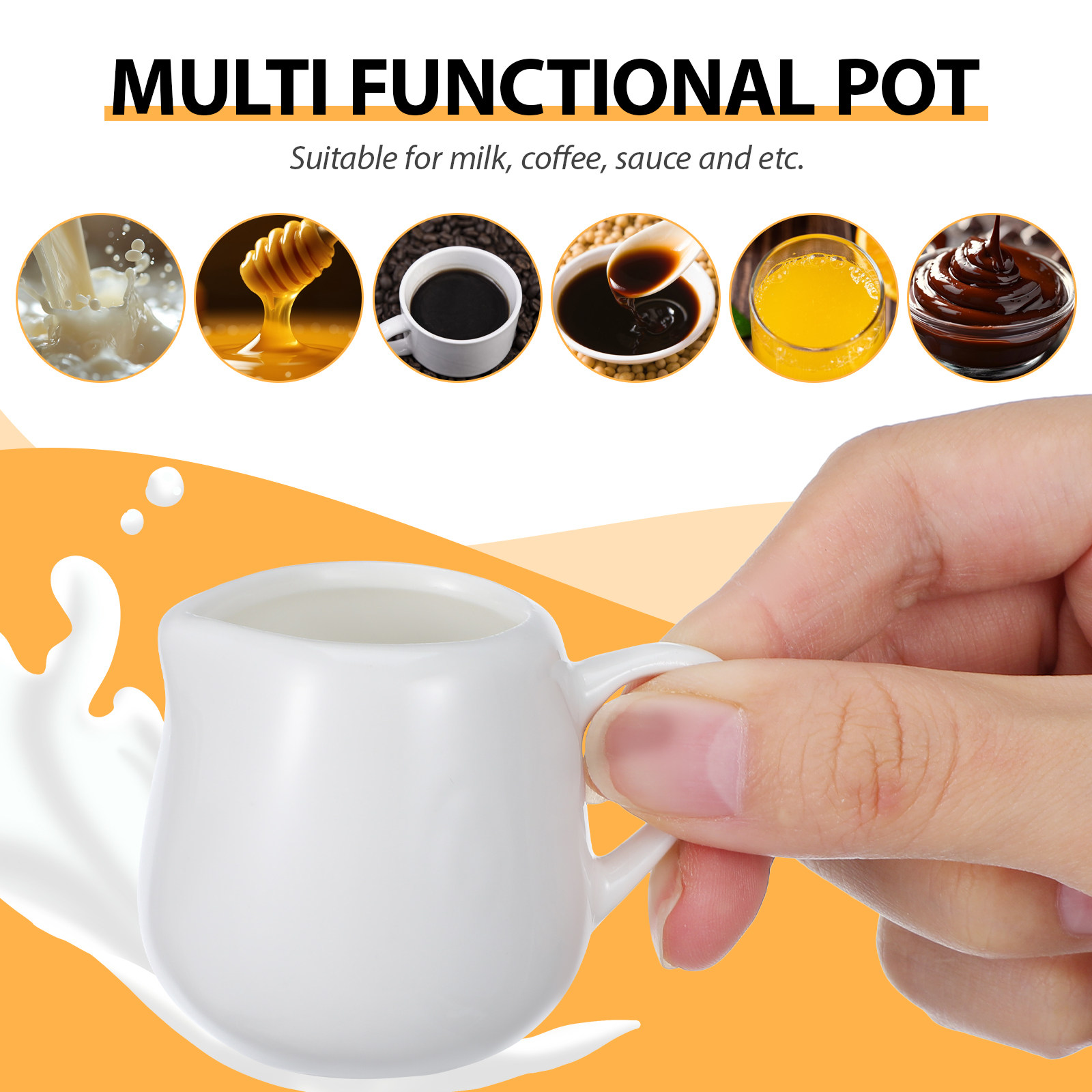 4Pcs Premium Ceramic Sauce Jug - Food Storage Design recensie en prijs