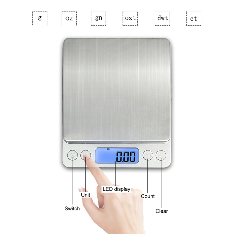 Kitchen Digital Scale 3000g/ 0 - Food Storage Table recensie en prijs