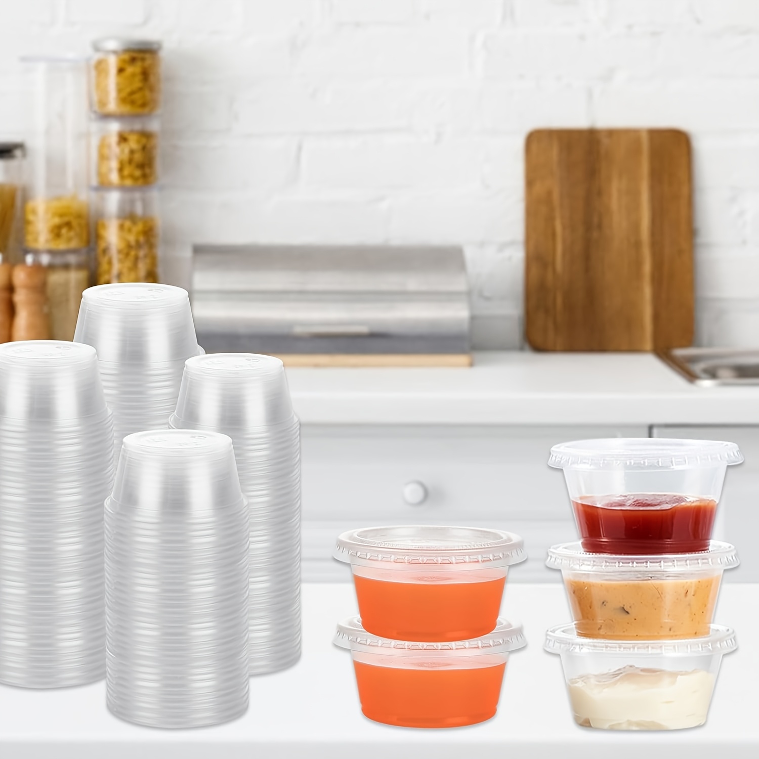 50/100pcs Disposable Sauce Sea - Food Storage Safety recensie en prijs
