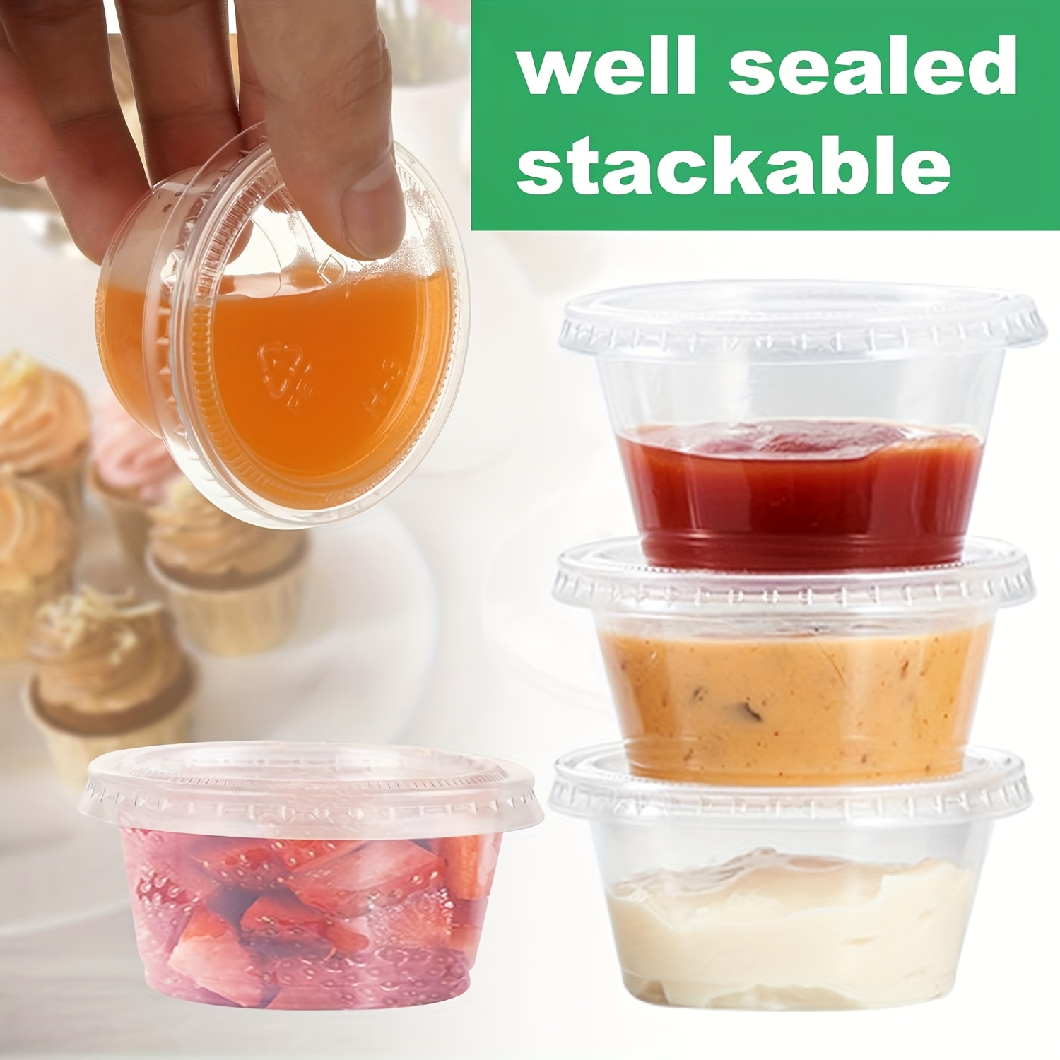 50/100pcs Disposable Sauce Sea - Food Storage Safety recensie en prijs