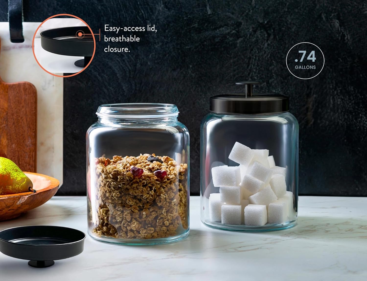 Glass Kitchen Canister Set, Fo - Food Storage Glass Containers recensie en prijs