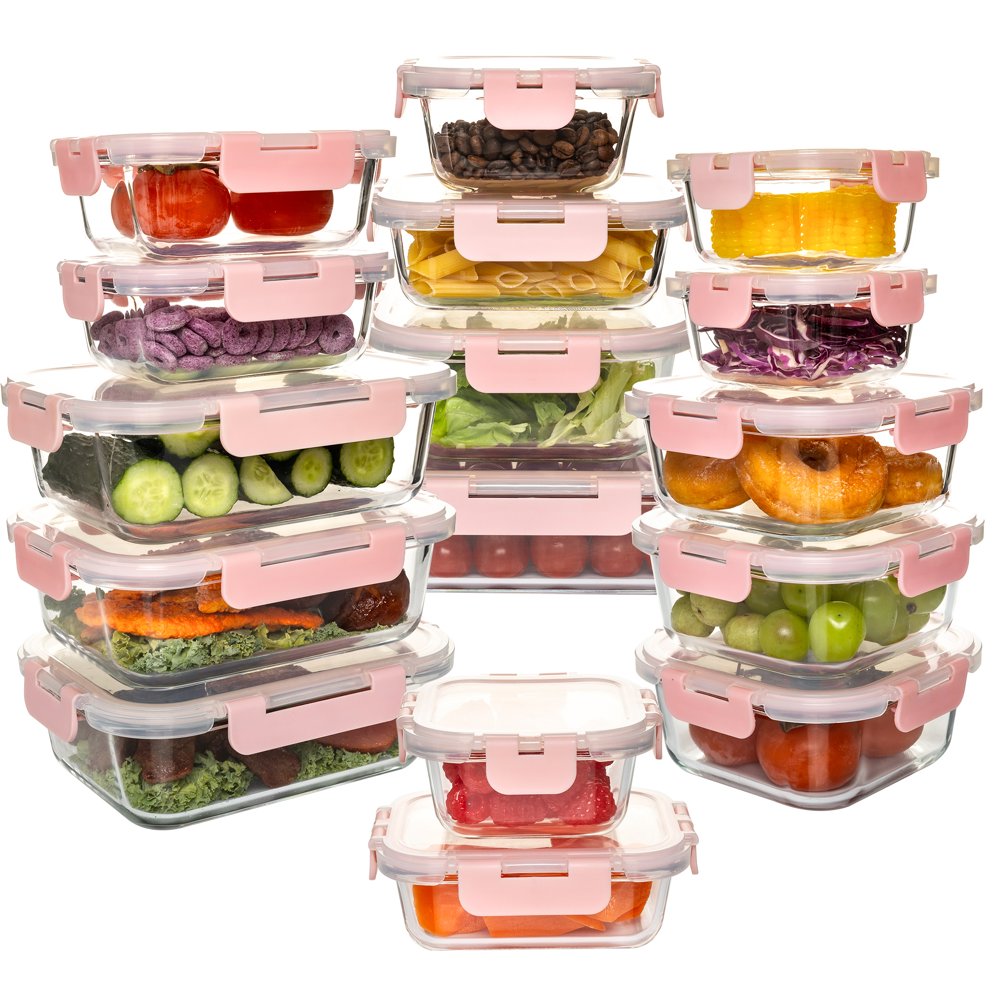 16-Piece Glass Food Storage Co - Food Storage Safety recensie en prijs