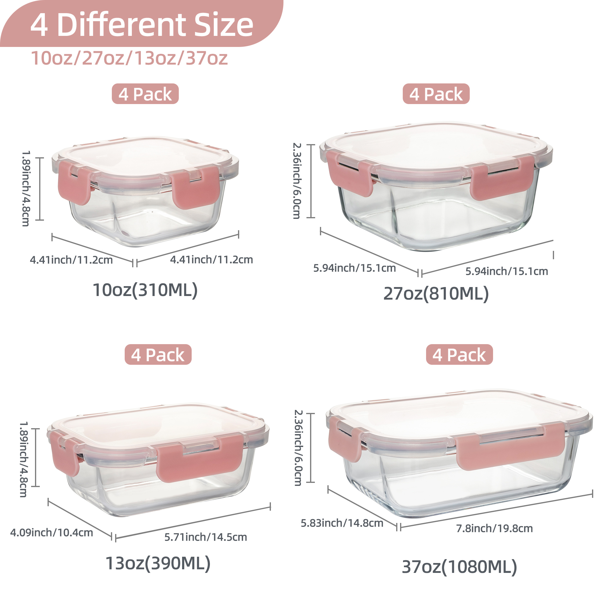 16-Piece Glass Food Storage Co - Food Storage Safety recensie en prijs