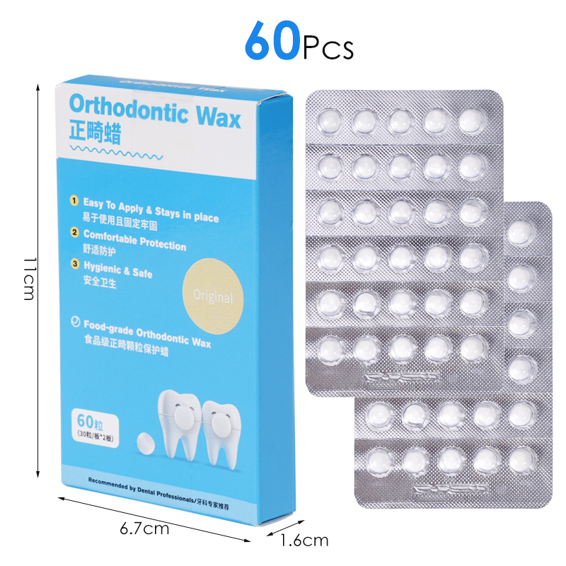 60pcs Dental Orthodontic Wax P - Food Storage Safety recensie en prijs