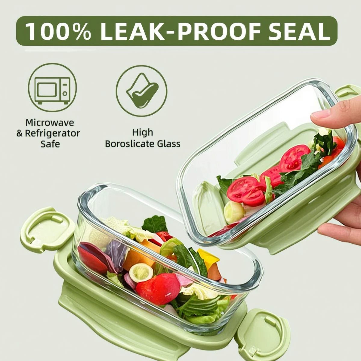 Fresh Matcha Green High Borosi - Food Storage Glass Containers recensie en prijs