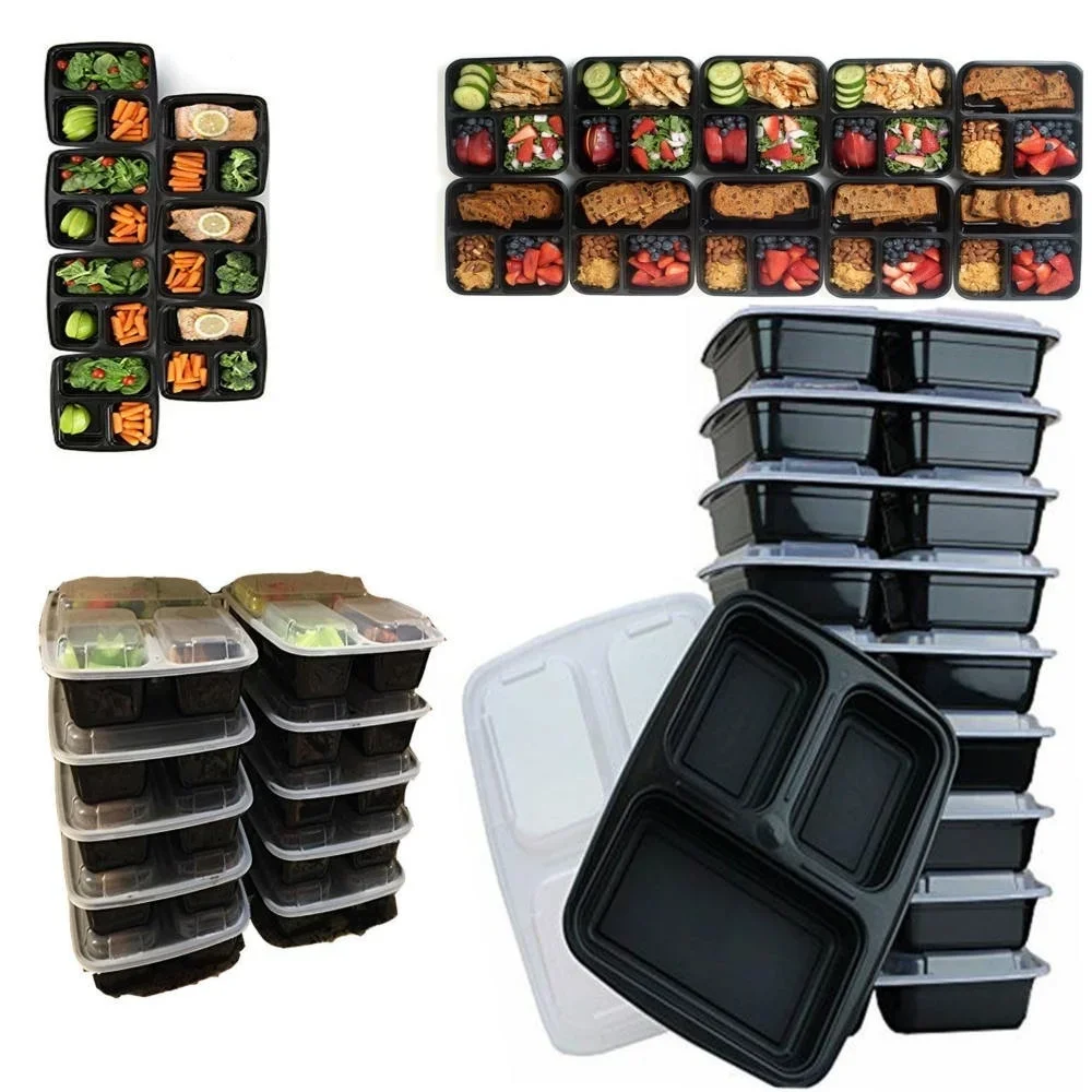 7 Pack 3 Compartment Meal Prep - Food Storage Safety recensie en prijs