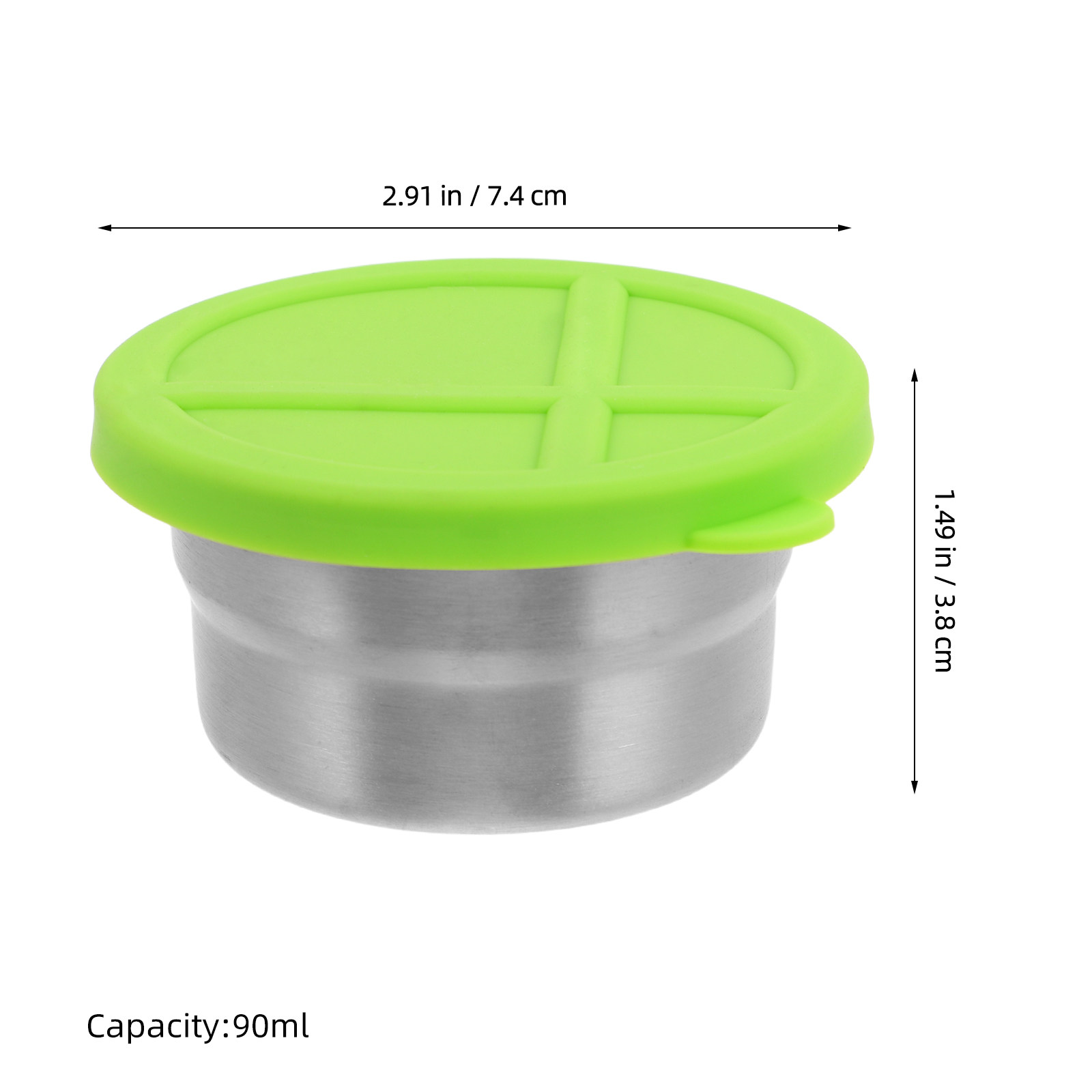 90Ml Stainless Steel Food Cont - Food Storage Box Stainless Steel recensie en prijs