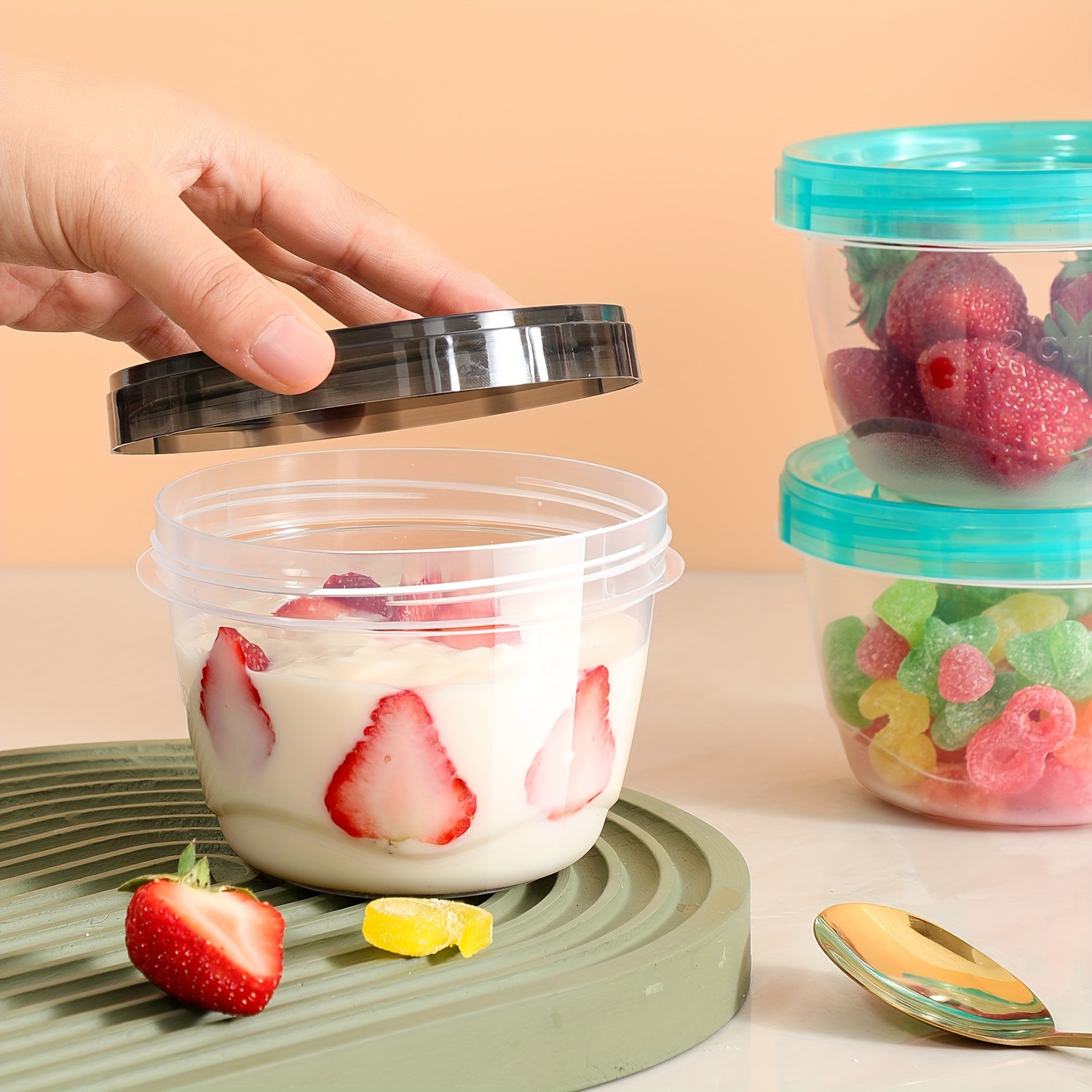 2 Transparent Sealed Food Stor - Food Storage Design recensie en prijs