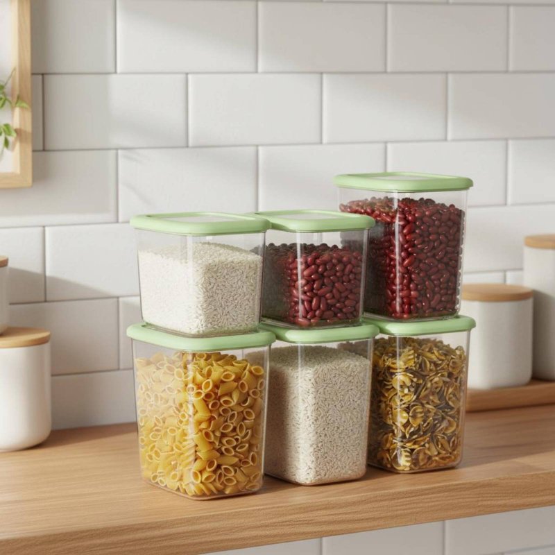 6 Pieces Airtight Food Storage - Food Storage Pantry recensie en prijs