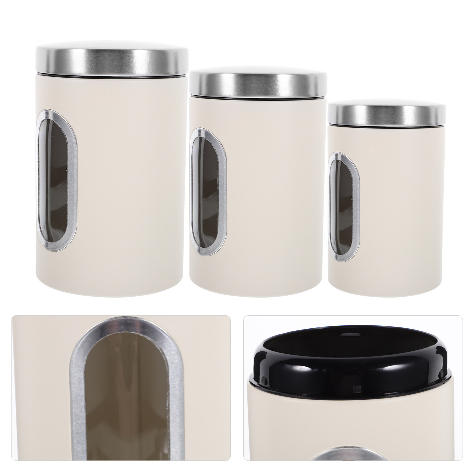 3Pcs Storage Jar Set Airtight  - Food Storage Pantry recensie en prijs