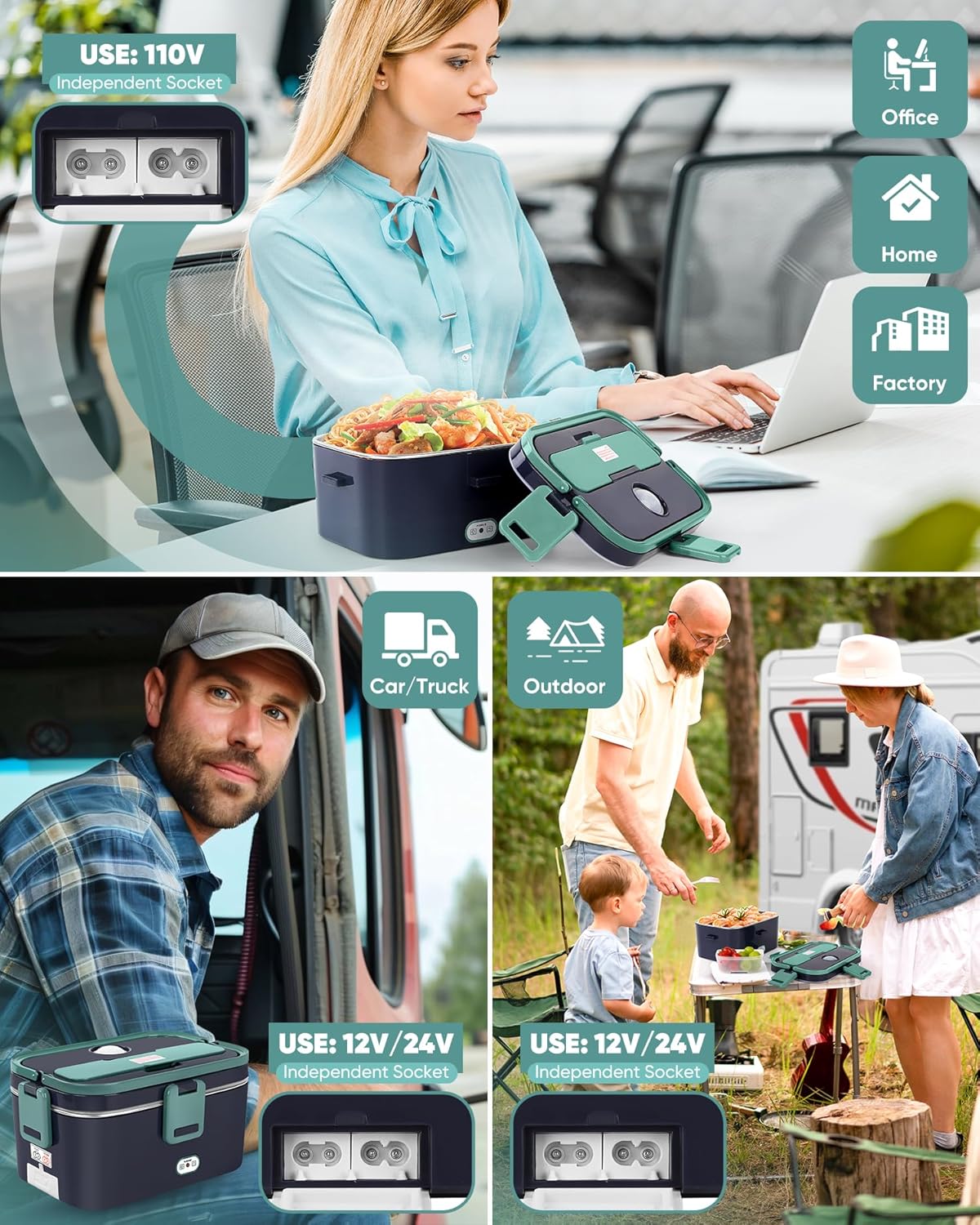 2025 New Non-Water-Filling Car - Food Storage Box Stainless Steel recensie en prijs