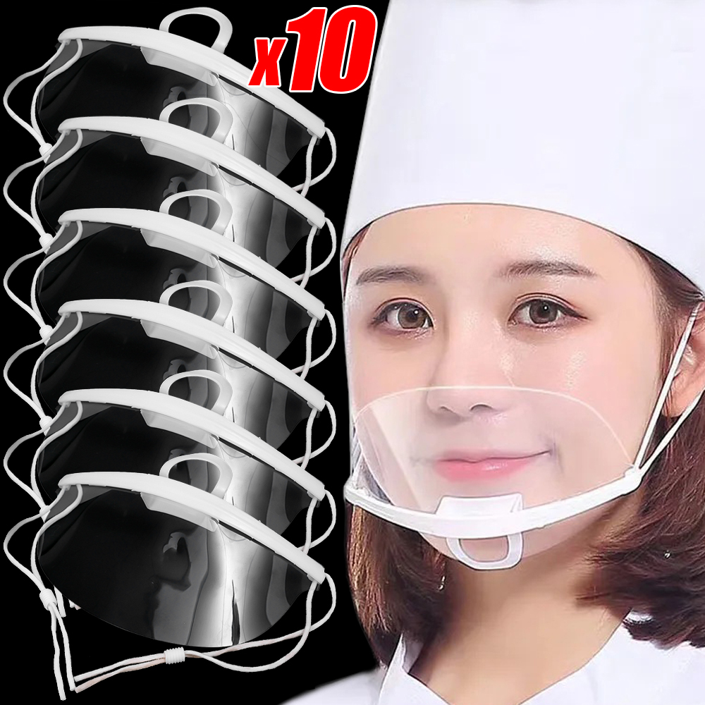 10/5/1x Plastic Clear Mask Shi - Food Storage Safety recensie en prijs