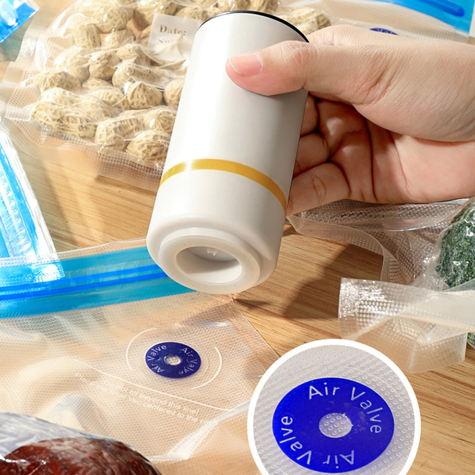 Reusable vacuum food storage b - Food Storage Reusable Bags recensie en prijs