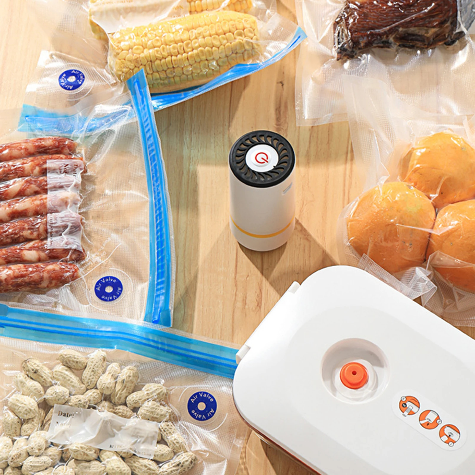 Reusable vacuum food storage b - Food Storage Reusable Bags recensie en prijs