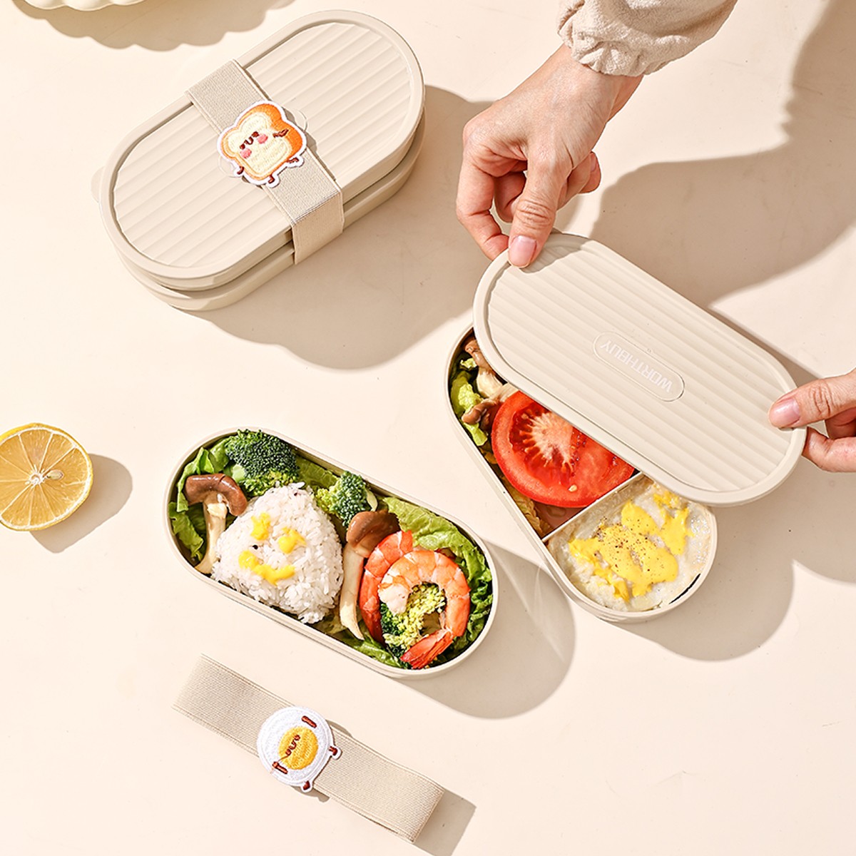 Oval Plastic Lunch Box Kids St - Food Storage Safety recensie en prijs