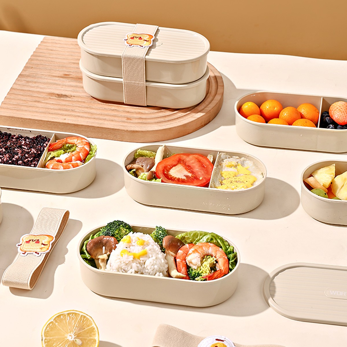 Oval Plastic Lunch Box Kids St - Food Storage Safety recensie en prijs