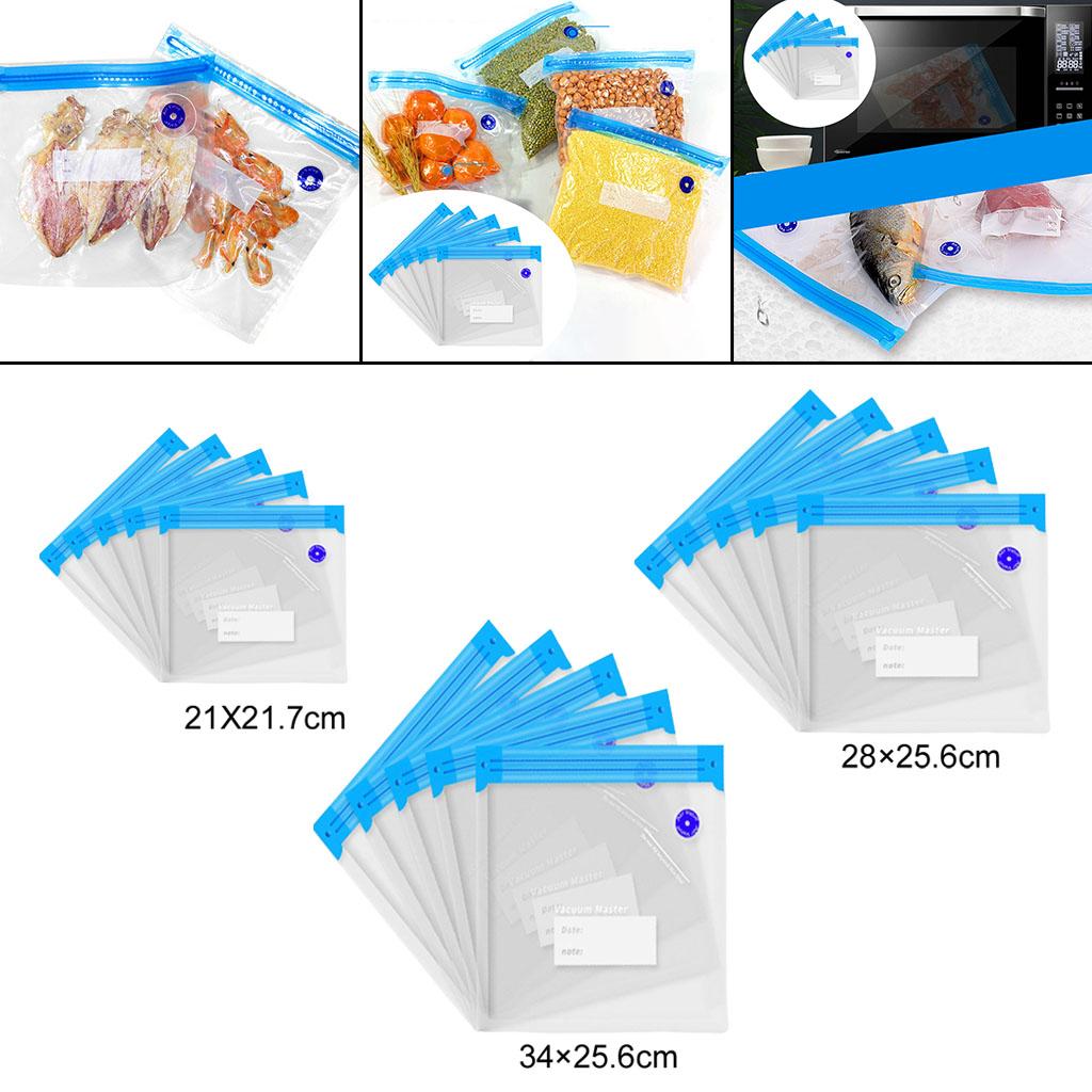 5Pieces Reusable Vacuum Food S - Food Storage Reusable Bags recensie en prijs