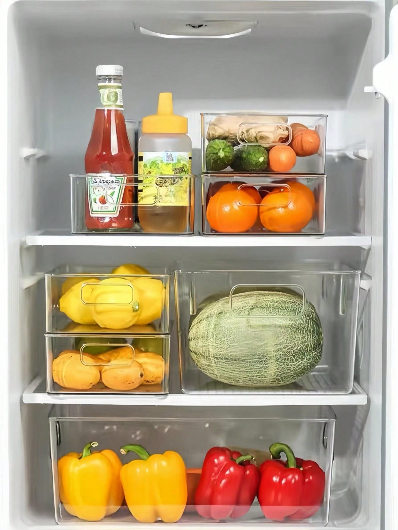 3pcs Clear Organizer Set-Stack - Food Storage Table recensie en prijs