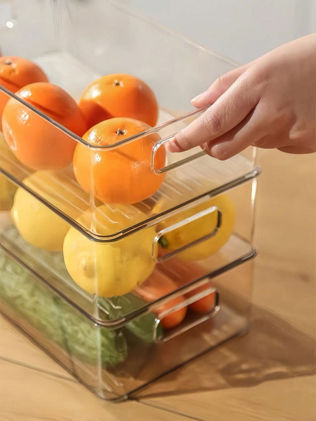 3pcs Clear Organizer Set-Stack - Food Storage Table recensie en prijs
