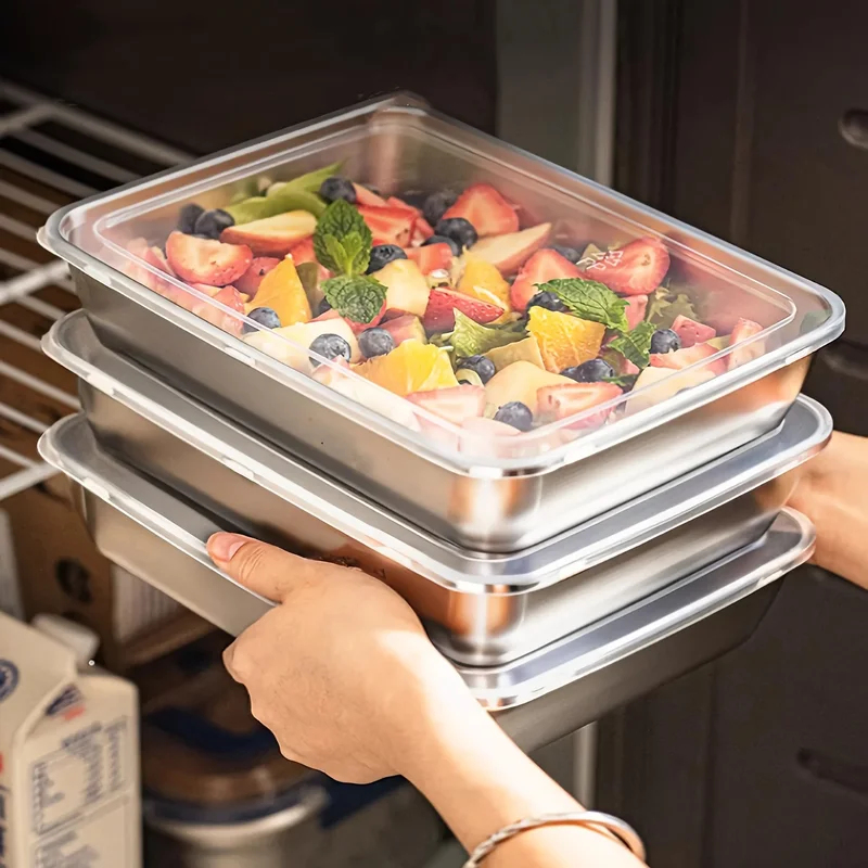 3pcs Stainless Steel Food Cont - Food Storage Box Stainless Steel recensie en prijs