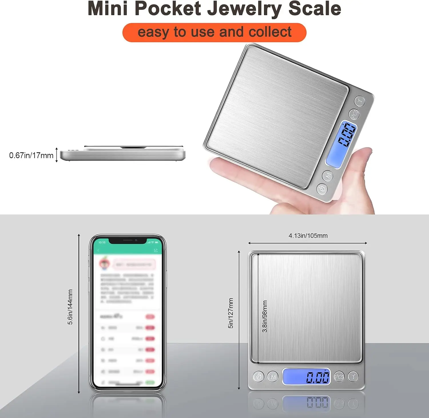 LCD Digital Jewelry Scale 3kg  - Food Storage Table recensie en prijs