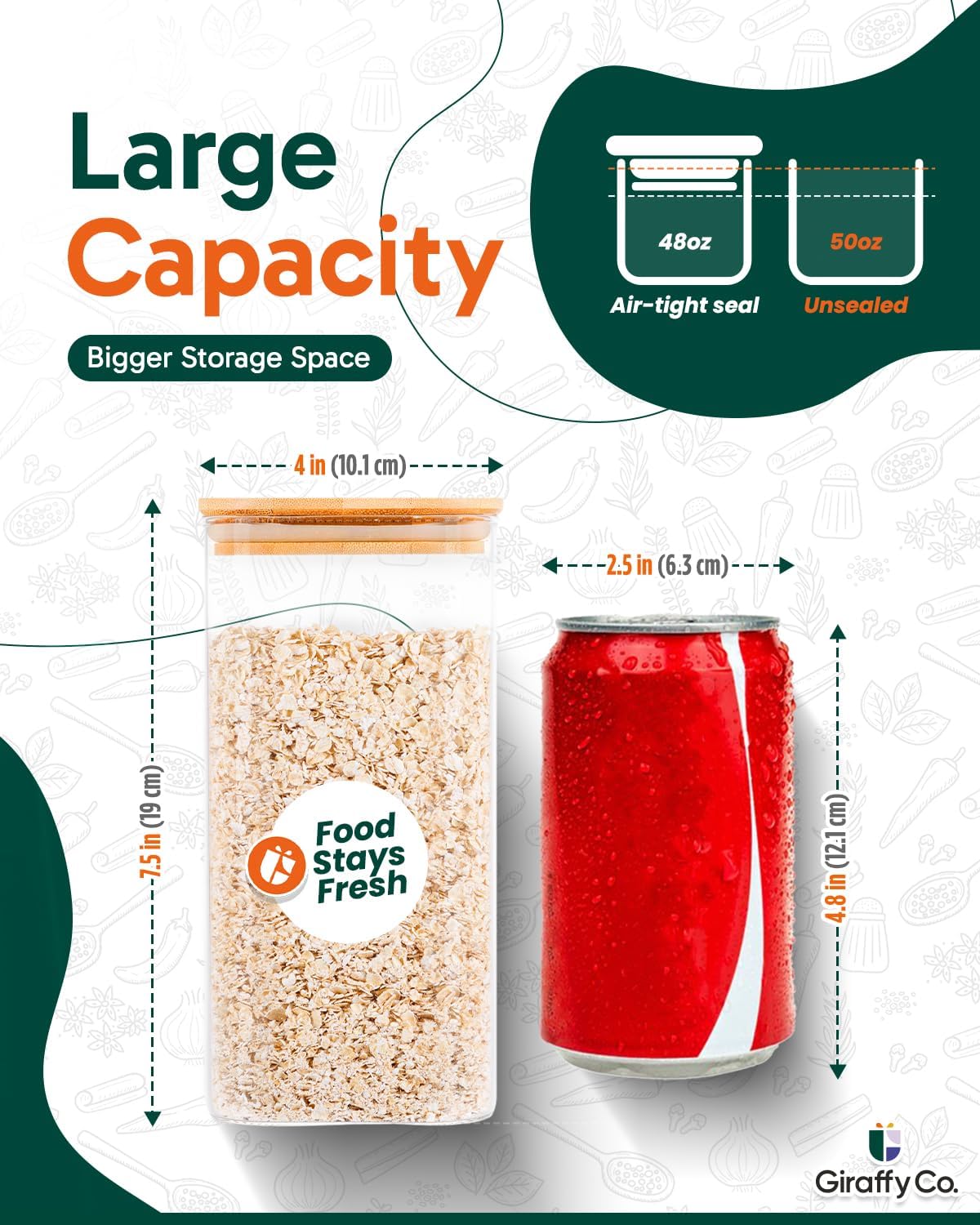 Glass Food Storage Jars with A - Food Storage Glass Containers recensie en prijs