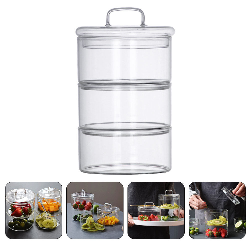 1Set Transparent Food Storage  - Food Storage Glass Containers recensie en prijs