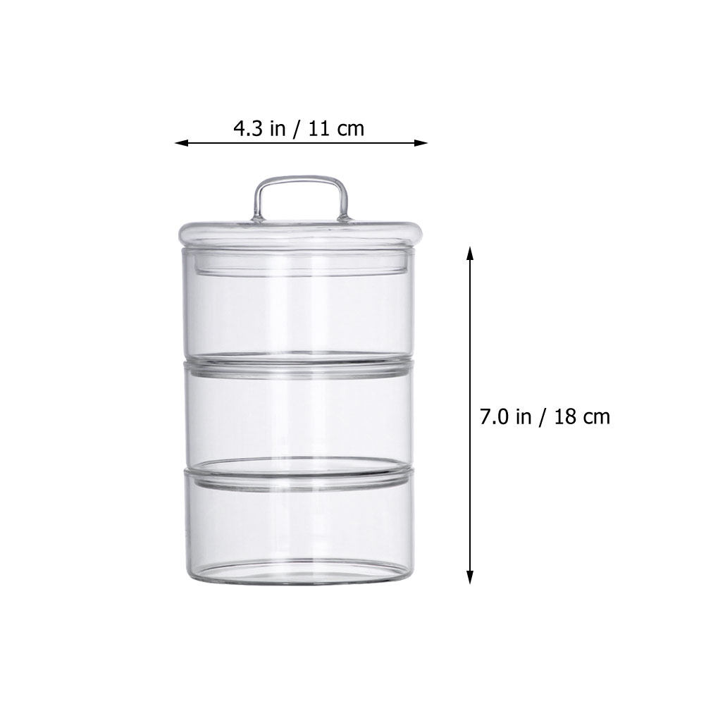1Set Transparent Food Storage  - Food Storage Glass Containers recensie en prijs