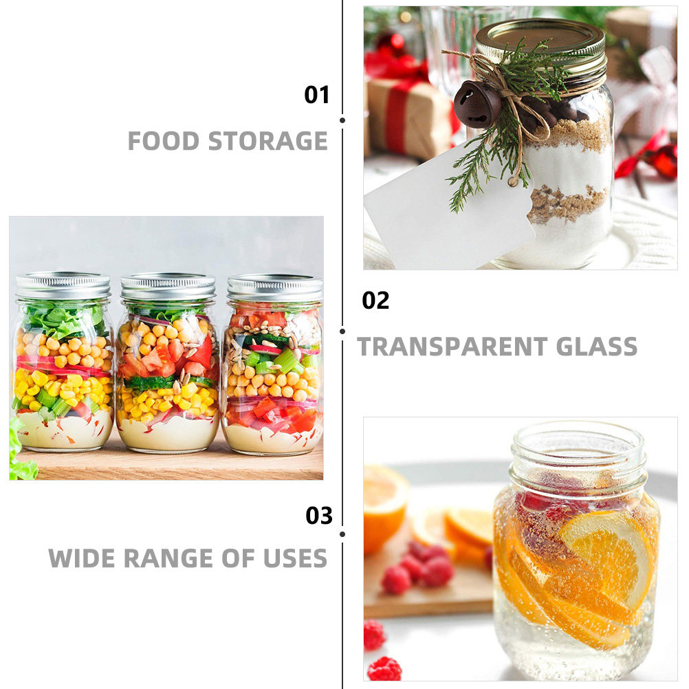 6Pcs Round Glass Food Storage  - Food Storage Glass Containers recensie en prijs