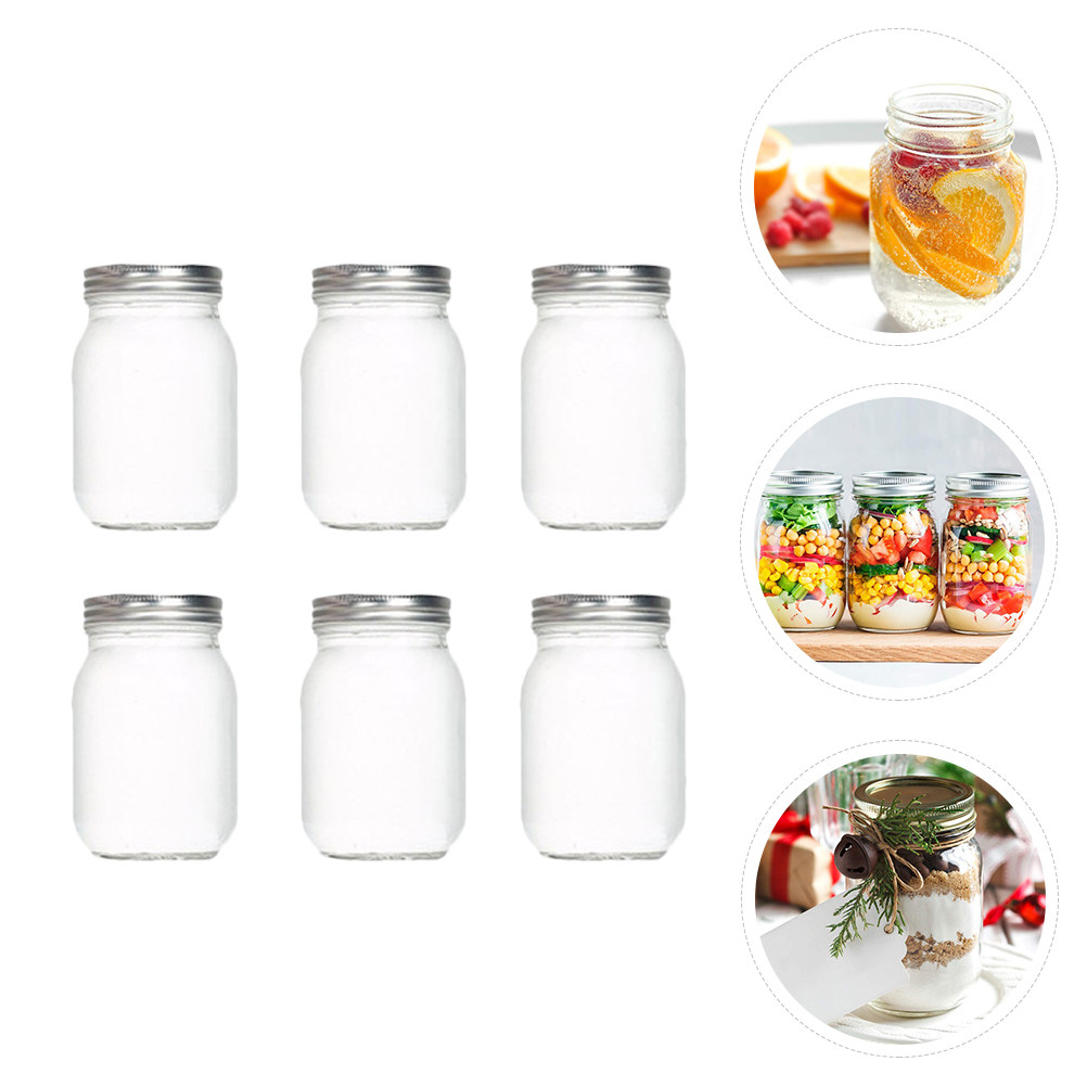 6Pcs Round Glass Food Storage  - Food Storage Glass Containers recensie en prijs