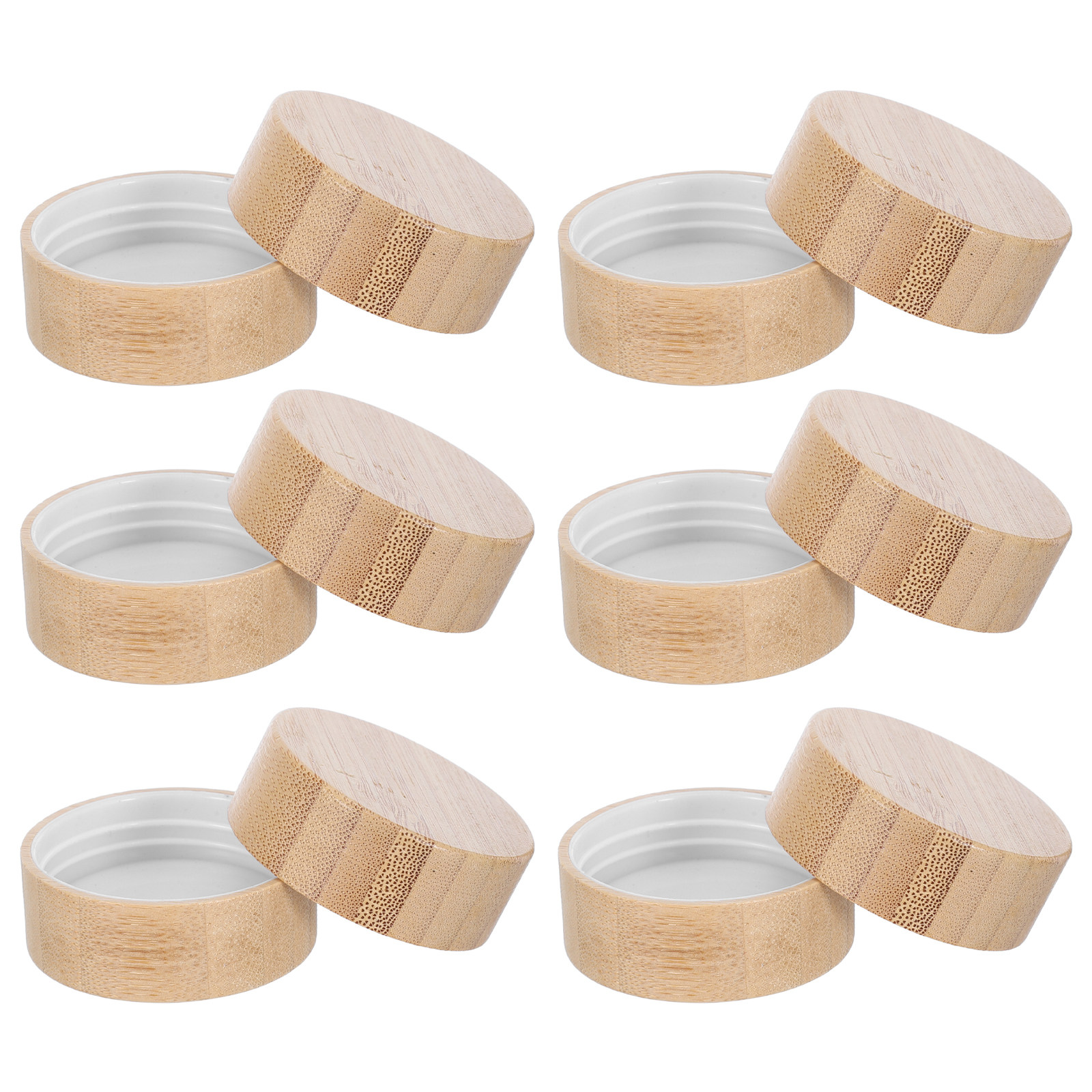 12 Pcs Natural Bamboo Lids Reu - Food Storage Pantry recensie en prijs