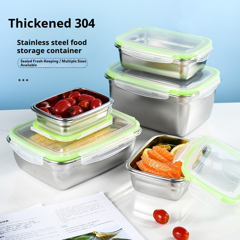 304 Stainless Steel Lunch Box  - Food Storage Box Stainless Steel recensie en prijs