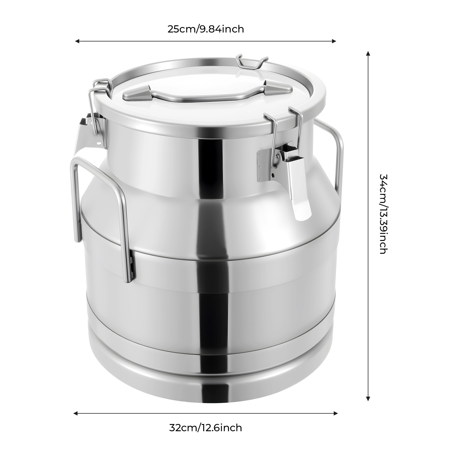 20L Milk Can 201 Non-magnetic  - Food Storage Tank recensie en prijs