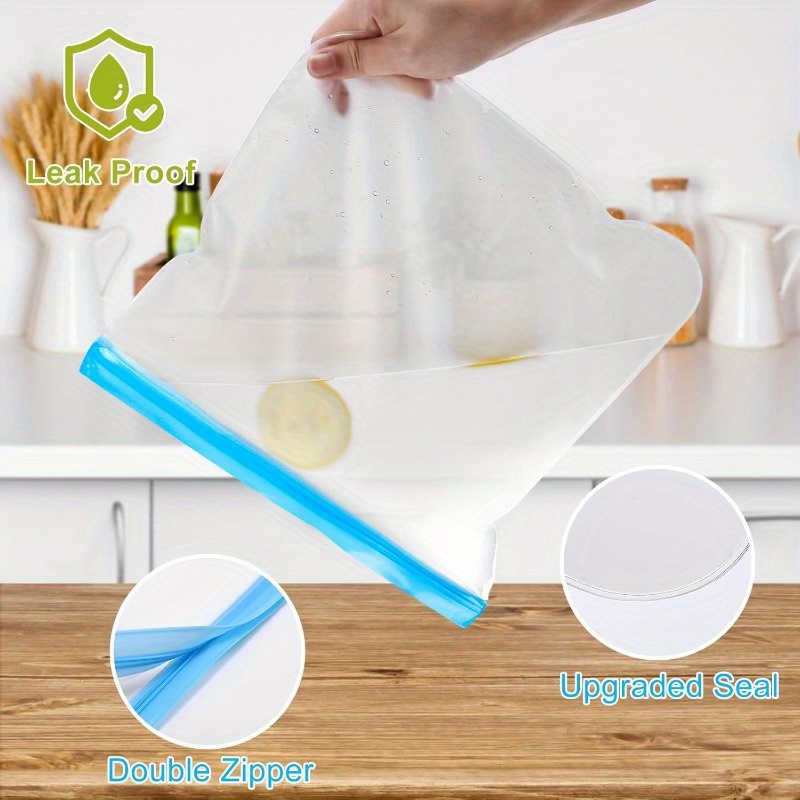 10-Pack Reusable Gallon Freeze - Food Storage Reusable Bags recensie en prijs