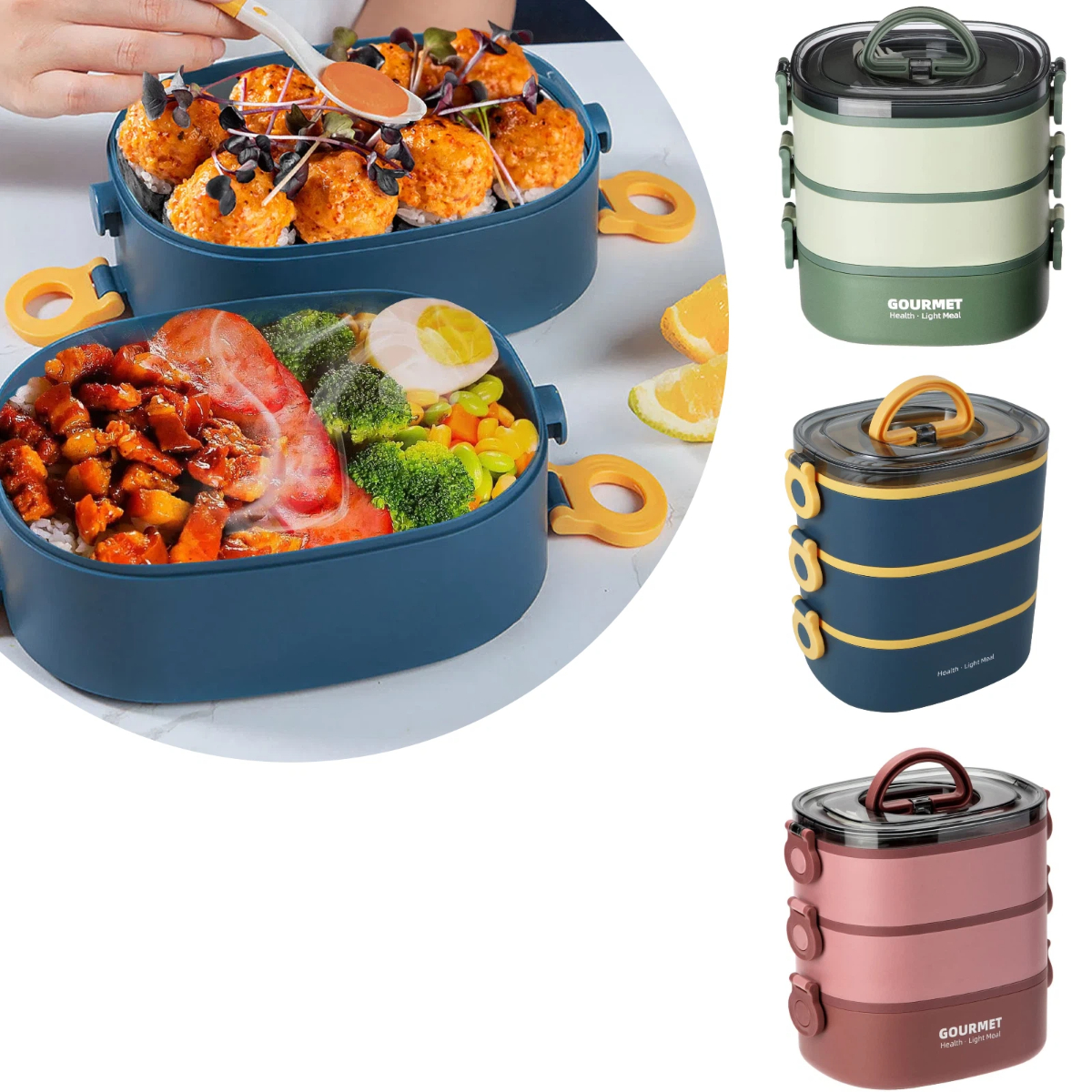 Portable adult lunch box 2000M - Food Storage To Keep Warm recensie en prijs