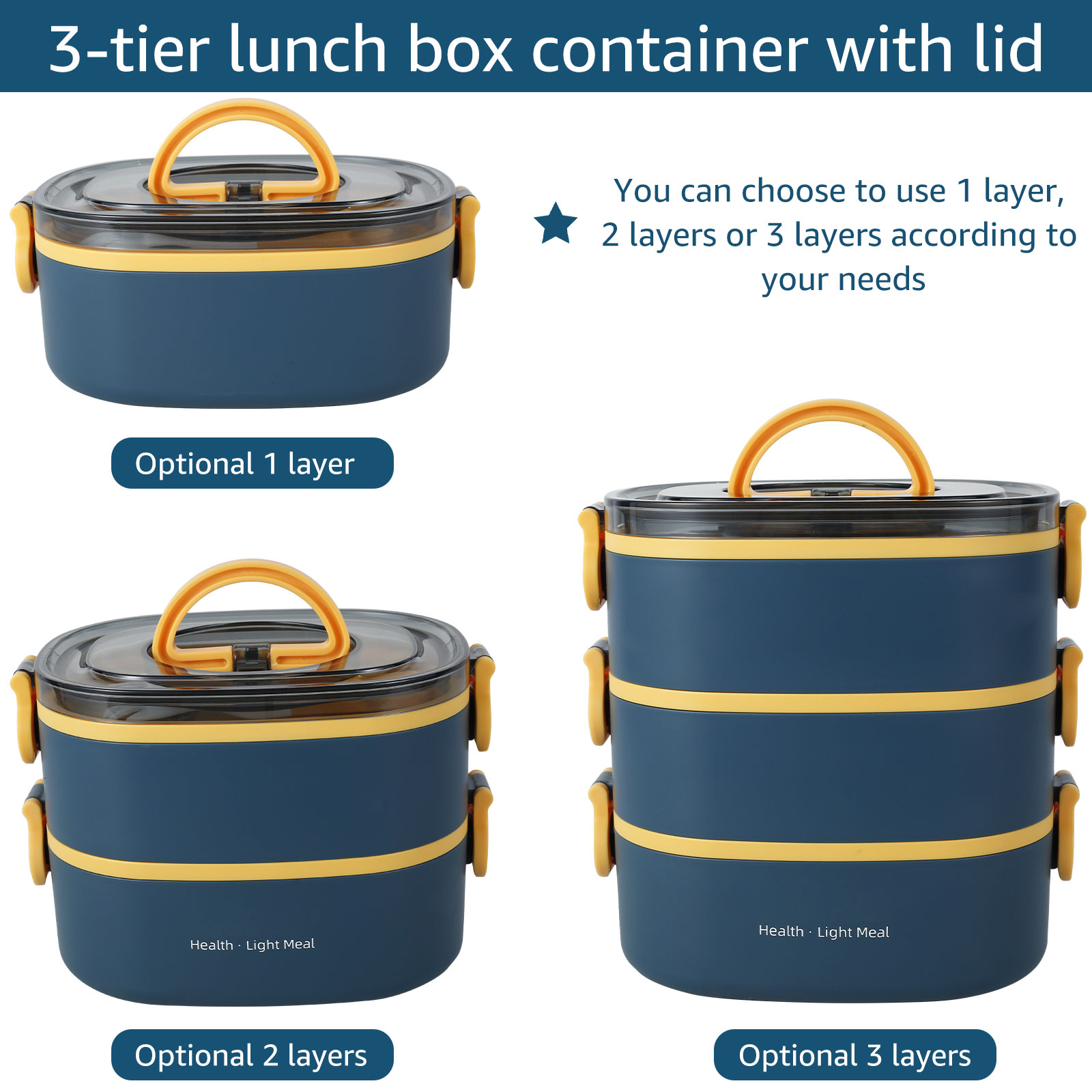 Portable adult lunch box 2000M - Food Storage To Keep Warm recensie en prijs