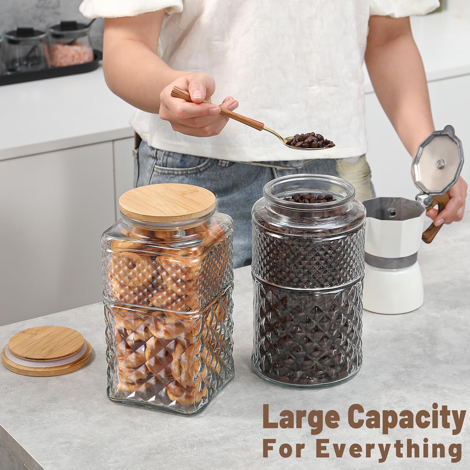 0.7Gallon/2600ml Glass Cookie  - Food Storage Glass Containers recensie en prijs
