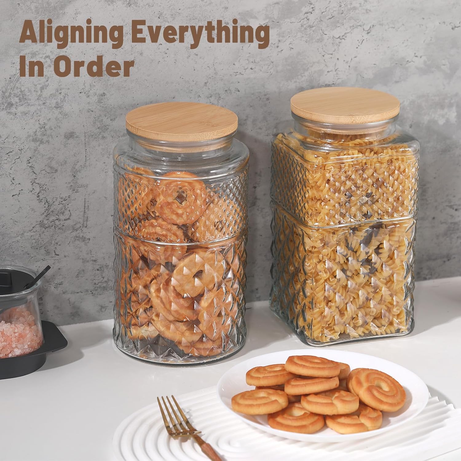 0.7Gallon/2600ml Glass Cookie  - Food Storage Glass Containers recensie en prijs