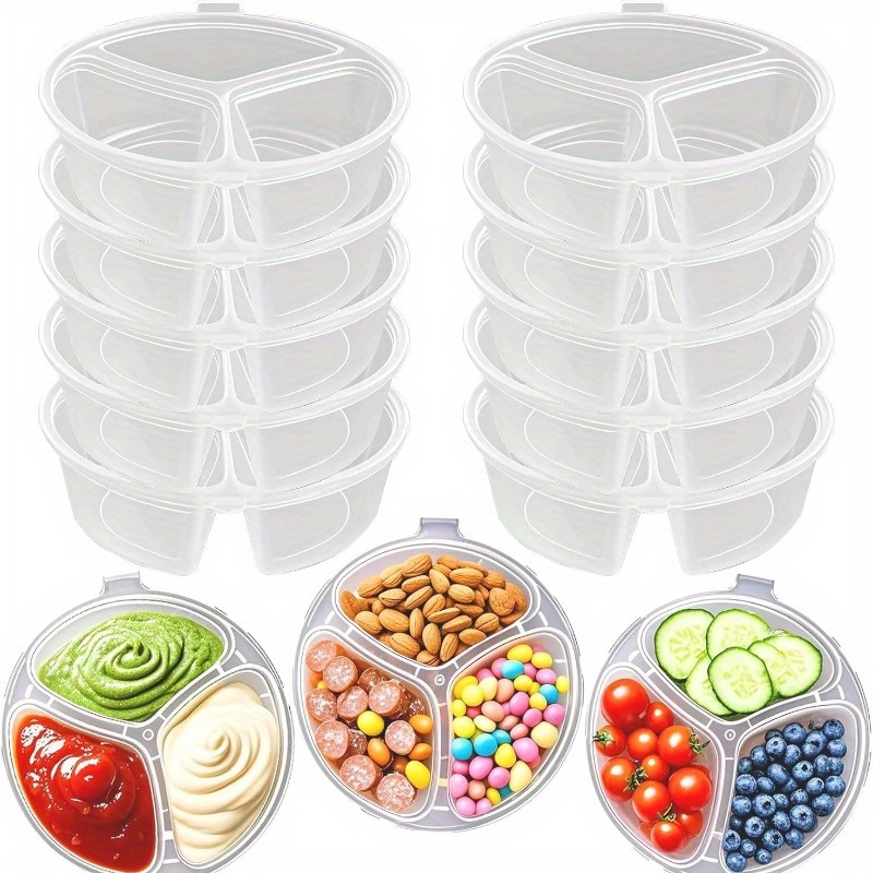 Round 3-Compartment Disposable - Food Storage Safety recensie en prijs