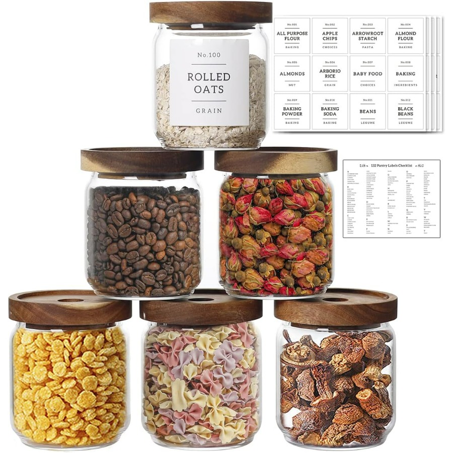 16 OZ Stackable Glass Food Sto - Food Storage Pantry recensie en prijs