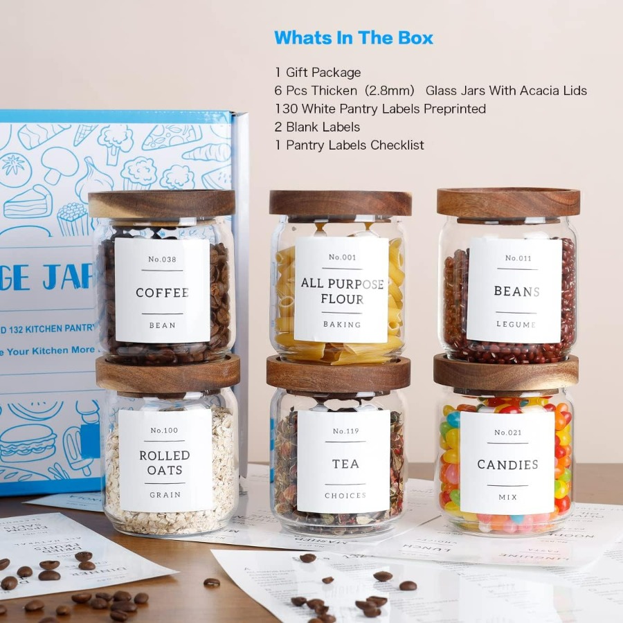 16 OZ Stackable Glass Food Sto - Food Storage Pantry recensie en prijs