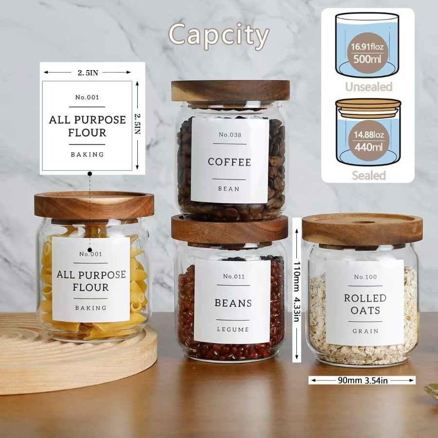 16 OZ Stackable Glass Food Sto - Food Storage Pantry recensie en prijs