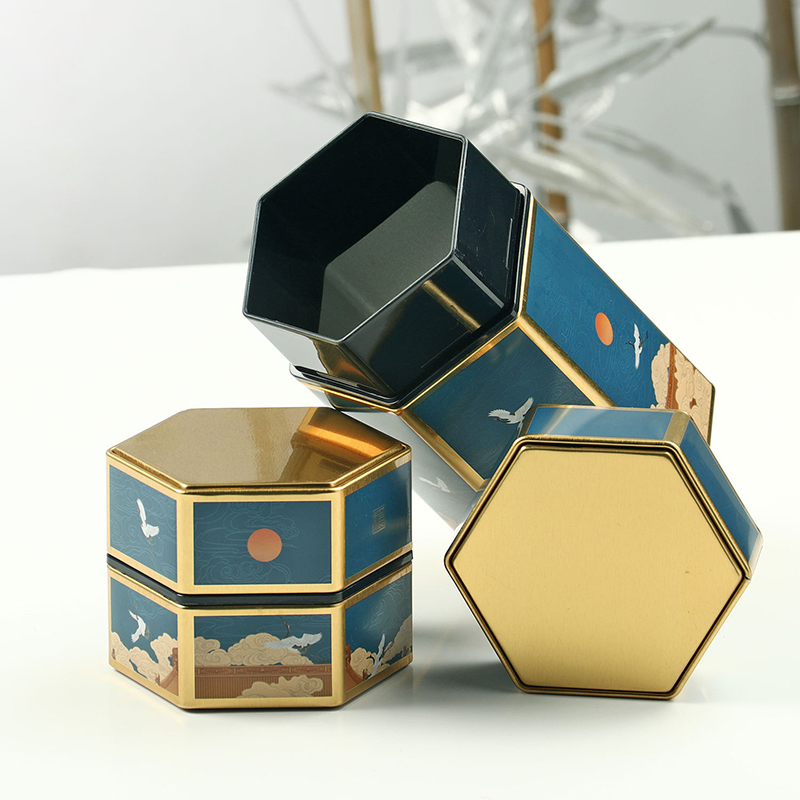 Creative Hexagonal Teapot Tin  - Food Storage Tank recensie en prijs