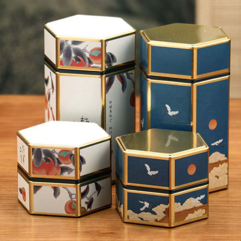 Creative Hexagonal Teapot Tin  - Food Storage Tank recensie en prijs