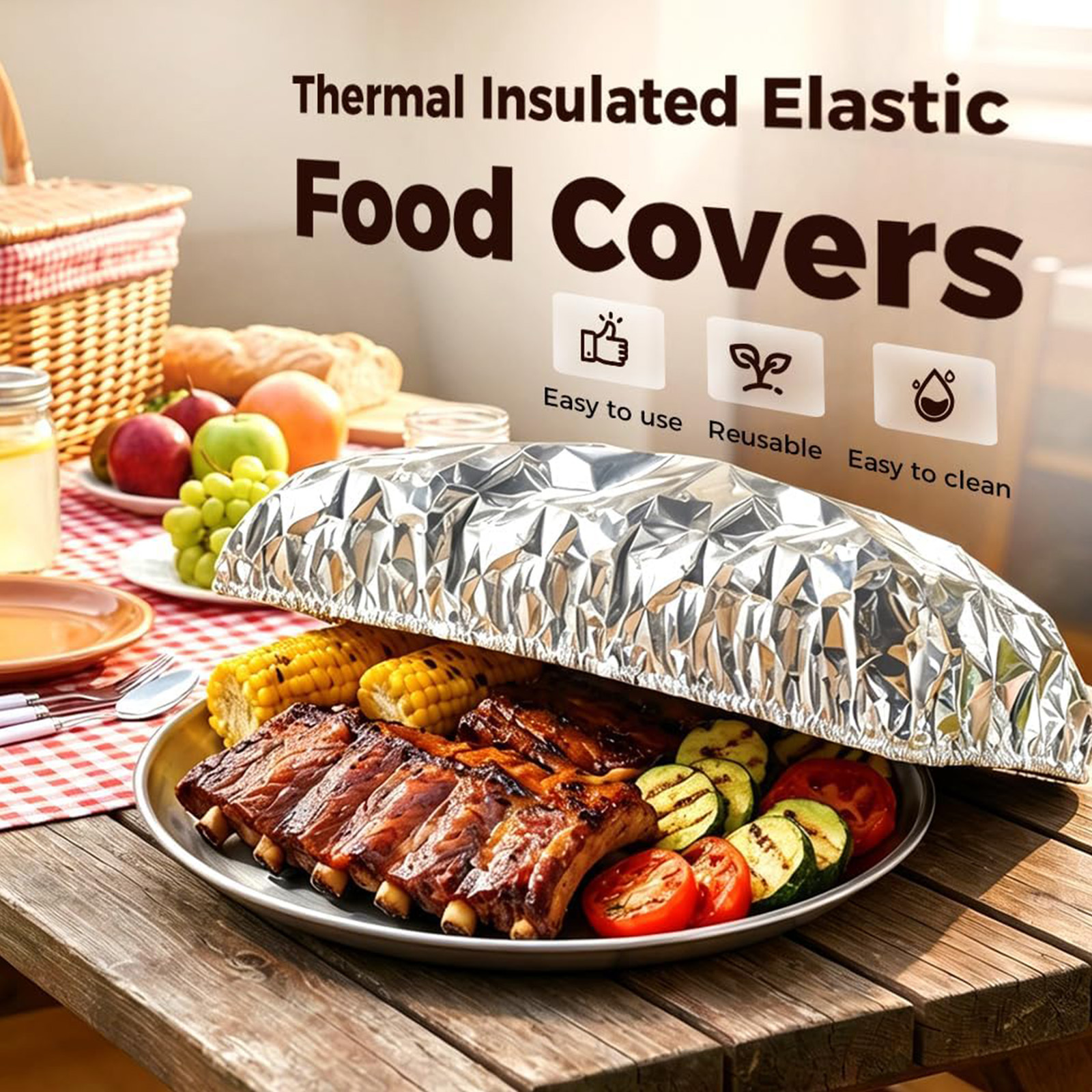 30/60/90PCS Aluminum Foil Insu - Food Storage To Keep Warm recensie en prijs