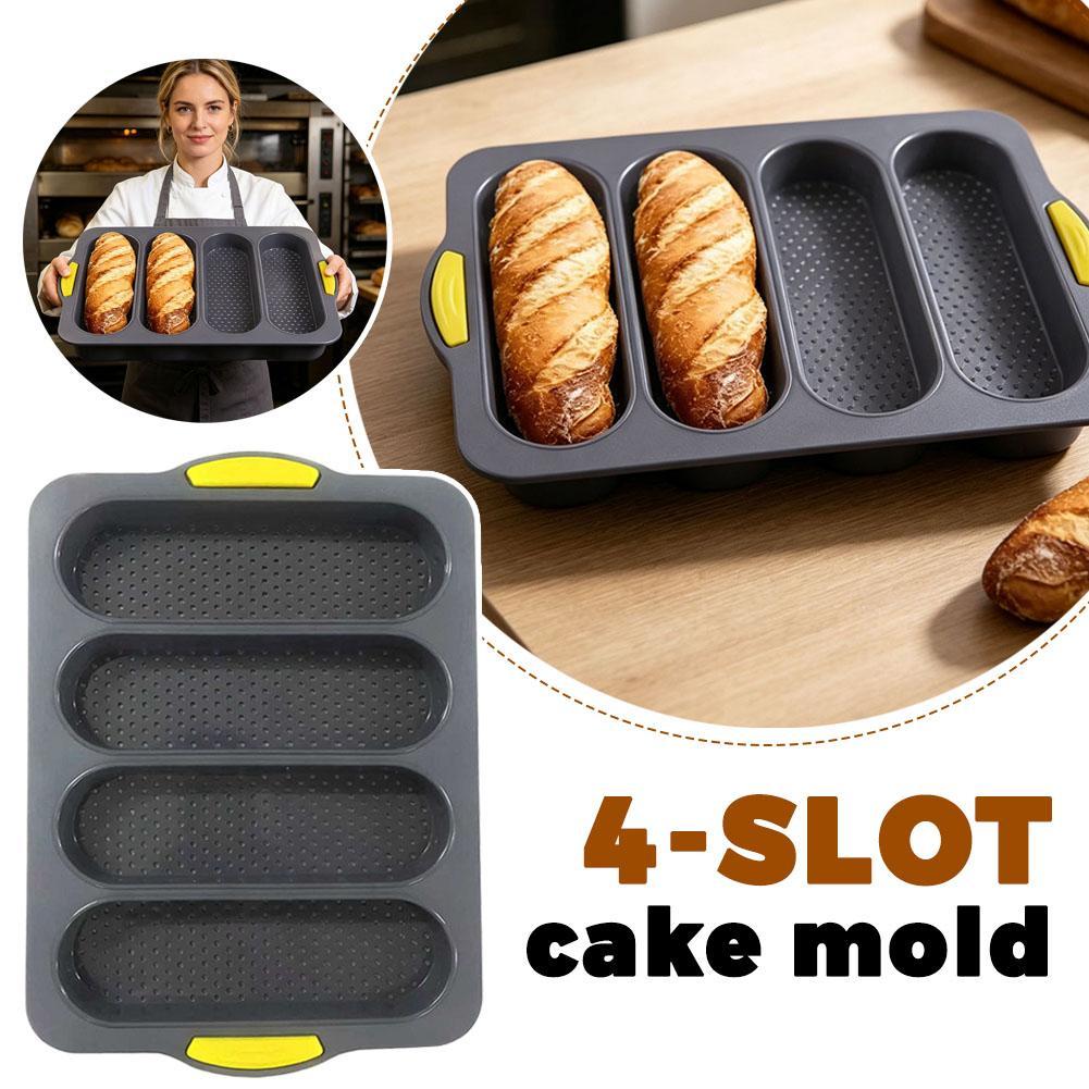 4-Slot Silicone Bread Mold, Fo - Food Storage Table recensie en prijs
