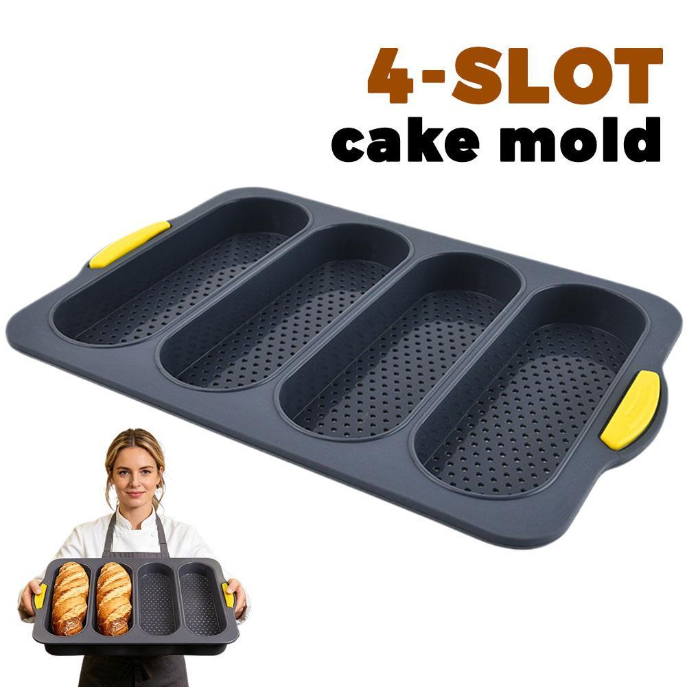 4-Slot Silicone Bread Mold, Fo - Food Storage Table recensie en prijs